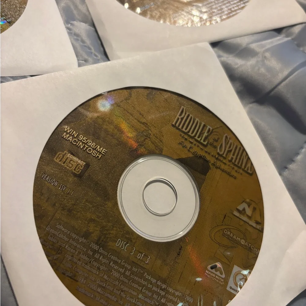 Riddle of the Sphinx: An Egyptian Adventure PC CD-ROM Game